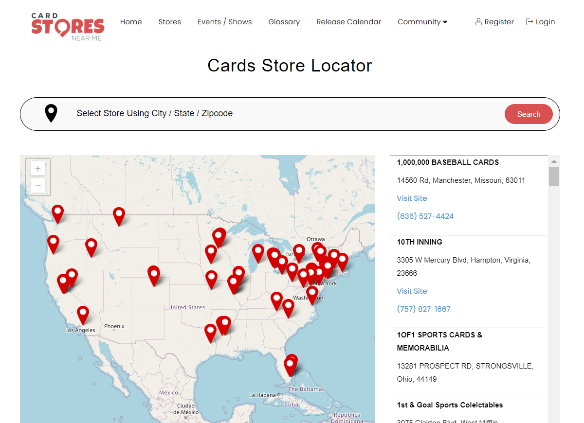 Locate Card Stores Near You with CardStoresNearMe.com