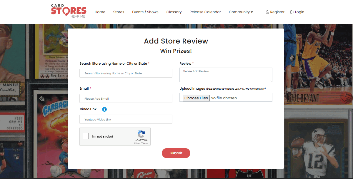 Help Us Improve – Submit Your Card Store Feedback Today!