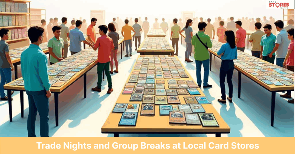 Trade Nights and Group Breaks at Local Card Stores - Card Stores Near ...